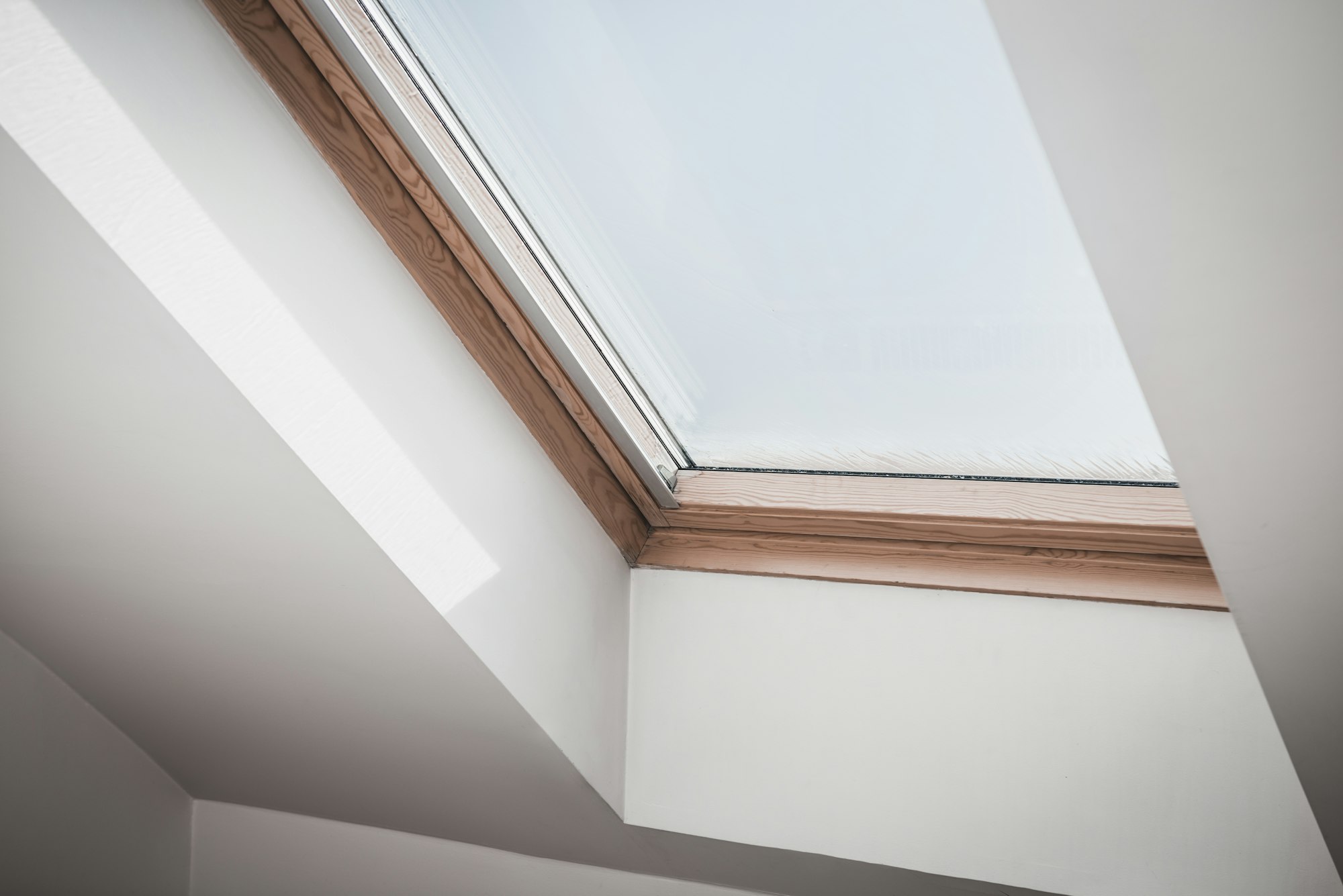 Roof window in the modern house